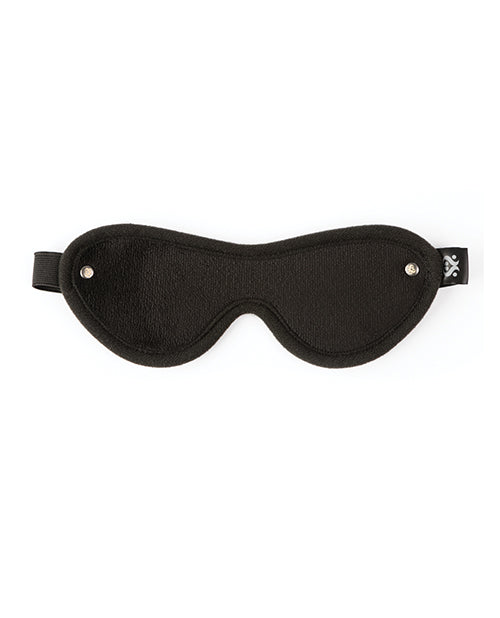 Sei Mio Eyes Wide Shut Soft Velvet Blindfold - Black