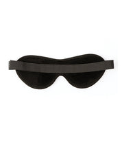 Sei Mio Eyes Wide Shut Soft Velvet Blindfold - Black