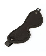 Sei Mio Eyes Wide Shut Soft Velvet Blindfold - Black