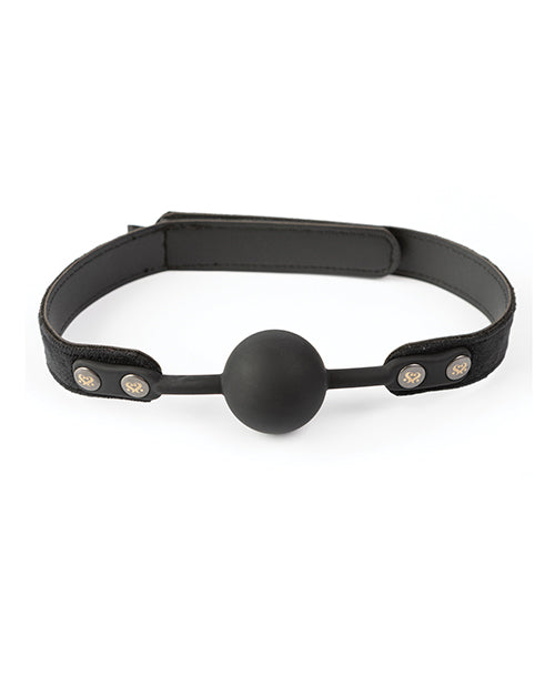 Sei Mio Strictly Come Quietly Soft Strap Silicone Ball Gage - Black