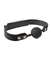 Sei Mio Strictly Come Quietly Soft Strap Silicone Ball Gage - Black