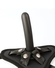 Sei Mio Perfectly Pegged Beginners Strap-On Harness & 5" Dildo - Black