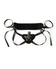 Sei Mio Cocked & Loaded Advanced Strap-On Harness & 6.5" Dildo - Black