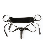 Sei Mio Cocked & Loaded Advanced Strap-On Harness & 6.5" Dildo - Black