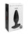 ElectraStim Silicone Noir Rocker Butt Plug - Medium