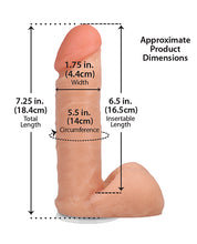 Realistic 6' ULTRASKYN Cock w/Balls - White
