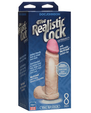 Realistic 8' ULTRASKYN Cock w/Balls - White
