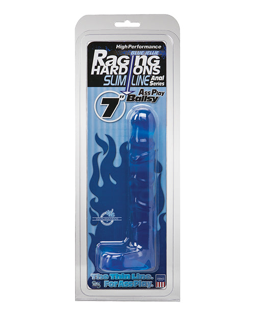 Raging Hard Ons Slimline 7' Ballsy - Blue Jelly