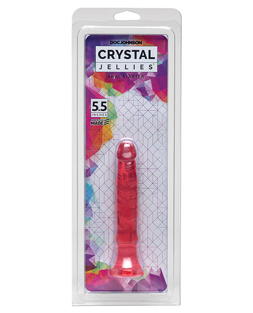 Crystal Jellies 5.5' Anal Starter - Pink