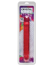 Crystal Jellies 12' Jr. Double Dong - Pink