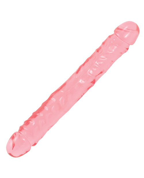 Crystal Jellies 12' Jr. Double Dong - Pink