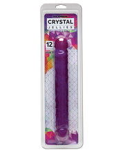 Crystal Jellies 12' Jr. Double Dong - Purple