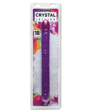 Crystal Jellies 18' Double Dong - Purple