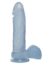 Crystal Jellies 8' Ballsy Cock - Clear