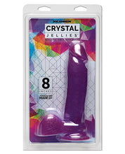Crystal Jellies 8' Ballsy Cock - Purple