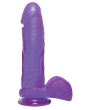 Crystal Jellies 8' Ballsy Cock - Purple