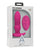 A Play Rise Rechargeable Silicone Anal Plug w/Remote - Pink