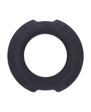 OptiMale FlexiSteel Cock Ring - 35 mm Black