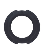 OptiMale FlexiSteel Cock Ring - 43 mm Black
