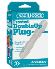 Vac-U-Lock Double Up Plug - Frosted