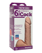 Vac-U-Lock 6' ULTRASKYN Cock & Balls Attch. - White