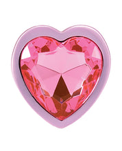 Booty Bling Jeweled Metal Plug - Small Pink