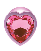 Booty Bling Jeweled Metal Plug - Medium Pink