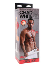 Signature Cocks ULTRASKYN 8.5' Cock w/Removable Vac-U-Lock Suction Cup - Chad White