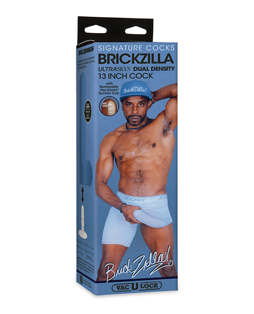 Signature Cocks ULTRASKYN 13' Cock w/Removable Vac-U-Lock Suction Cup - Brickzilla