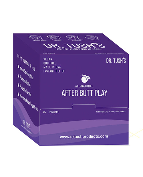 Dr. Tush's After Butt Play Gel Sachet Display - Box of 25 Sachets