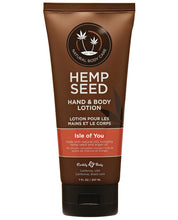 Earthly Body Hand & Body Lotion - 7 oz Tube Isle of You