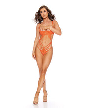 Strappy Teddy w/Jewel Detail - Orange LG