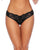 Naughty Rhinestone Panty - Black O/S