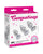 Gemsations 3 pc 2.95' & 3.25' & 3.7' Ripple Bling Bling Metal Butt Plug Training Set - Silver