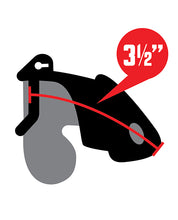 Lockmaster 3.5' Side Lock See Thru Chastity Cage - Clear