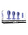 Evolved Hole Punch Anal Plug Set - Purple Set of 3