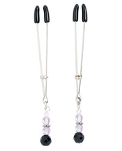 Spartacus Adjustable Tweezer Nipple Clamps W/ Beads