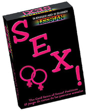 Lesbian Sex Card Game - Bilingual