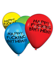 11' Happy Fucking Birthday Balloons - Bag of 8