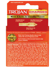 Trojan Intensified Charged Condoms - Box of 3