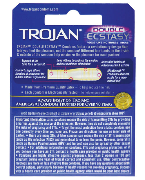 Trojan Double Ecstasy Condom