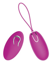 Pretty Love Joyce Vibrating Egg w/Remote Control - Fuchsia