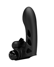 Pretty Love Orlando Honey Finger Sleeve Vibrator - Black