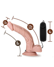 Blush Dr. Skin Dr. Sean 8' Cock w/Suction Cup - Vanilla