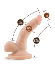 Blush Dr. Skin 4' Mini Cock - Beige