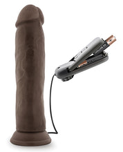 Blush Dr. Skin Dr. Throb 9.5' Cock w/Suction Cup - Chocolate