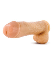 Blush Hung Rider Hammer 10' Dildo w/Suction Cup - Flesh