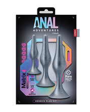 Blush Anal Adventures Matrix Genesis Plug Kit - Silver