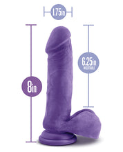 Blush Au Naturel Bold Hero 8' Dildo - Purple