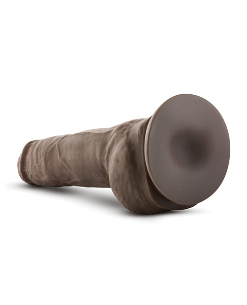 Blush Au Natural 10' Big Boy Realistic Dildo w/Balls - Chocolate